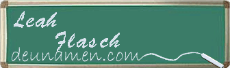 Leah Flasch Visitenkarte